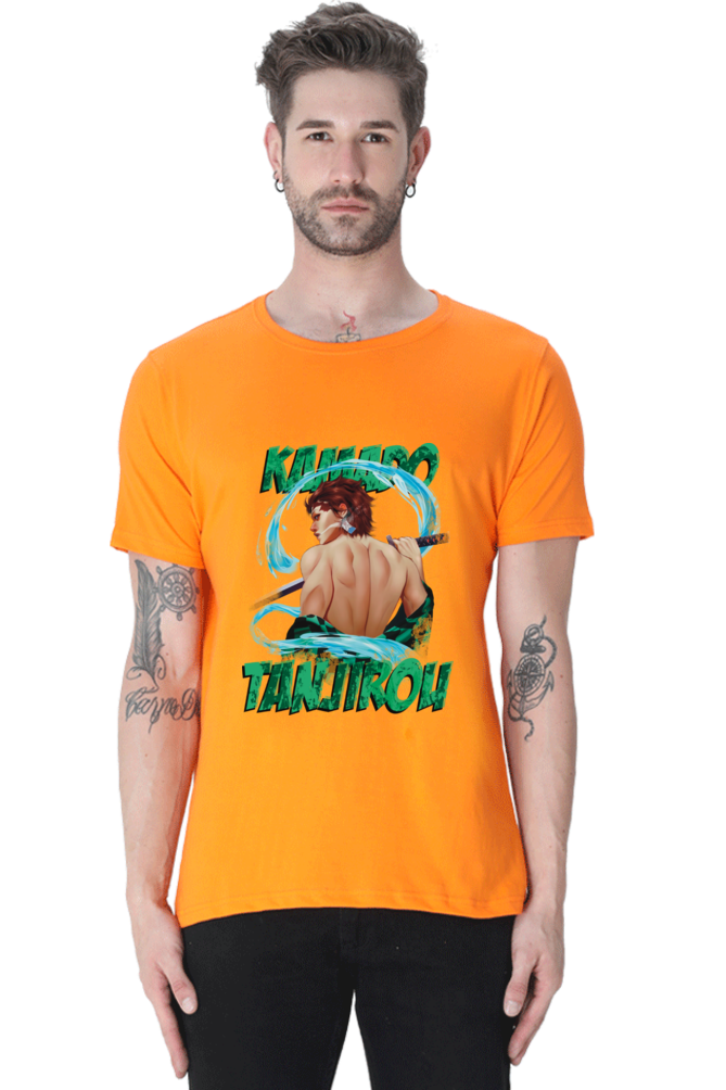 Tanjiro Kamado - Demon Slayer | Unisex T-shirt Orange