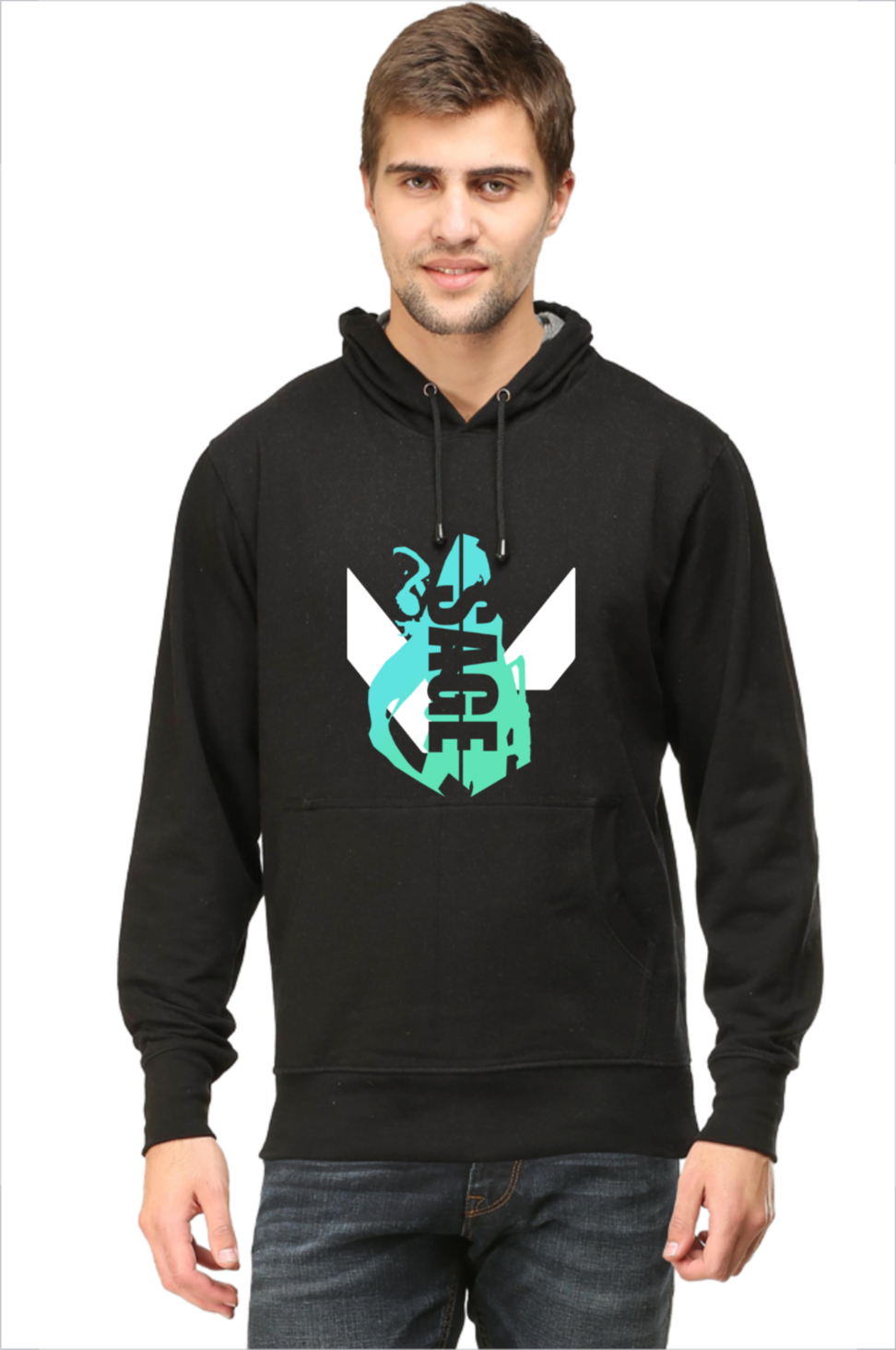 sage valorant hoodie black