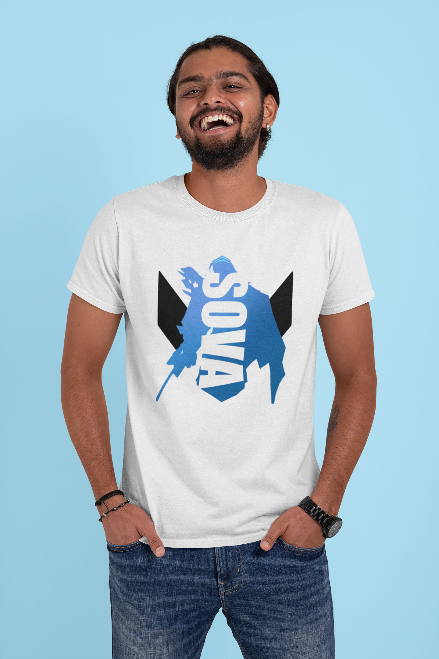 Sova valorant tshirt White