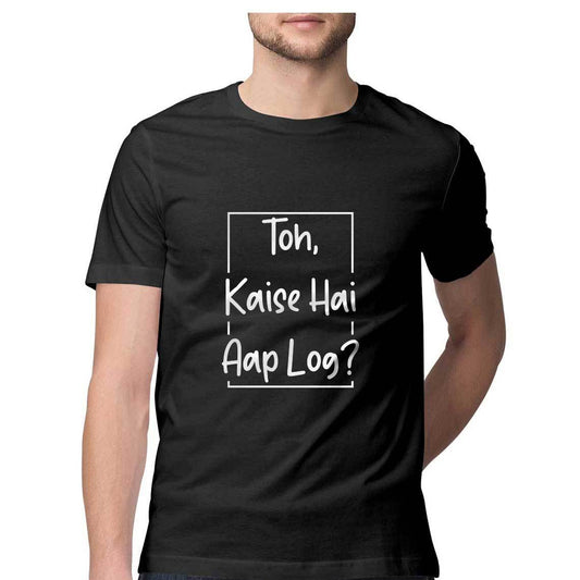 Toh Kaise Hai Hap Log | Carry Minati Unisex T-shirt Black