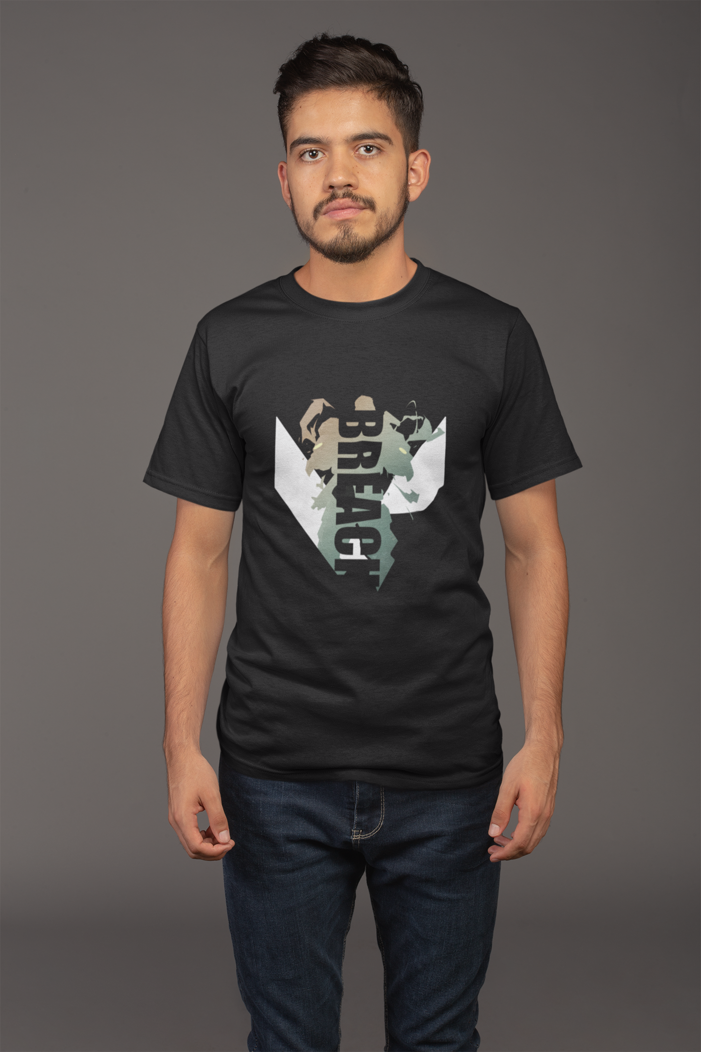 breach valorant tshirt black