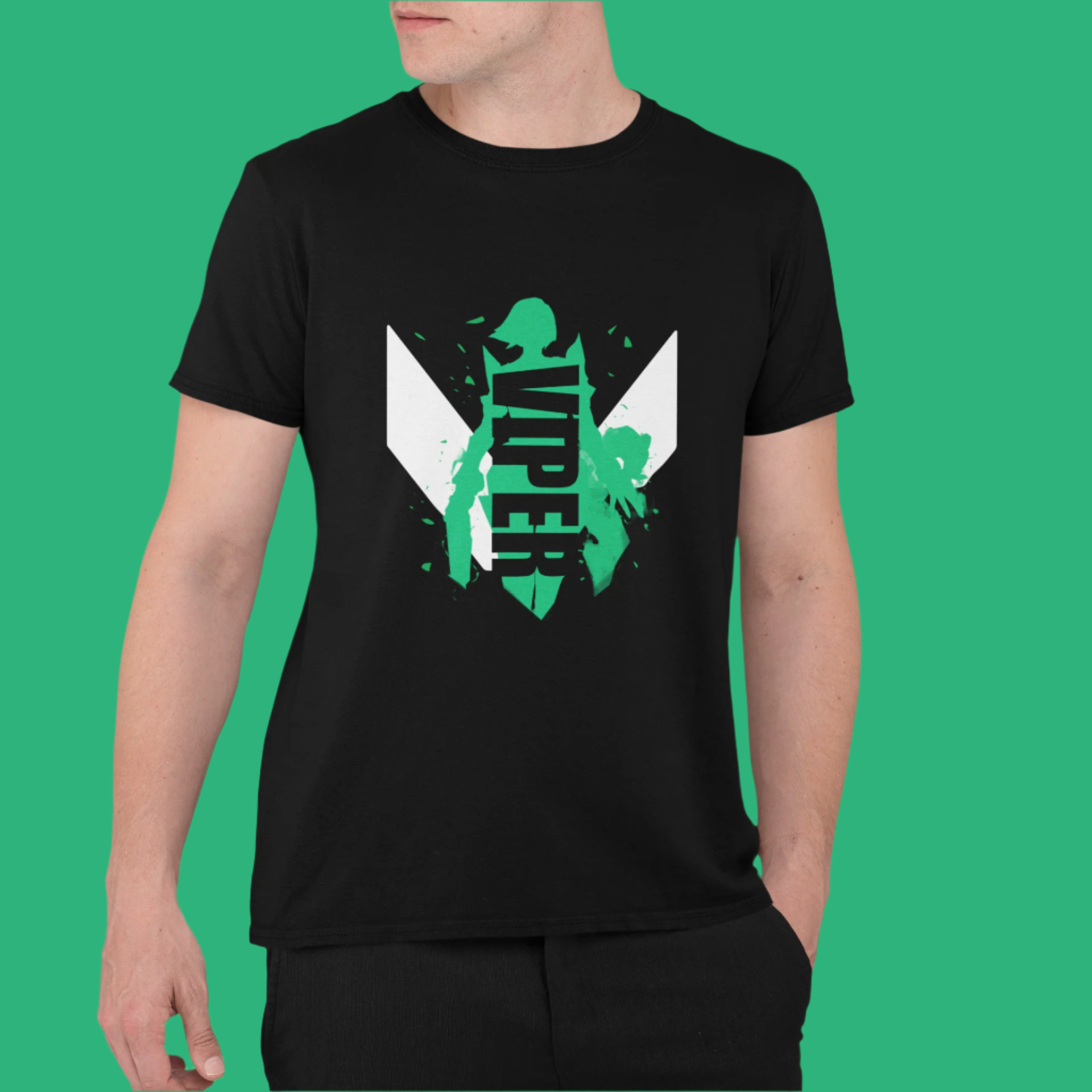 viper valorant tshirt black